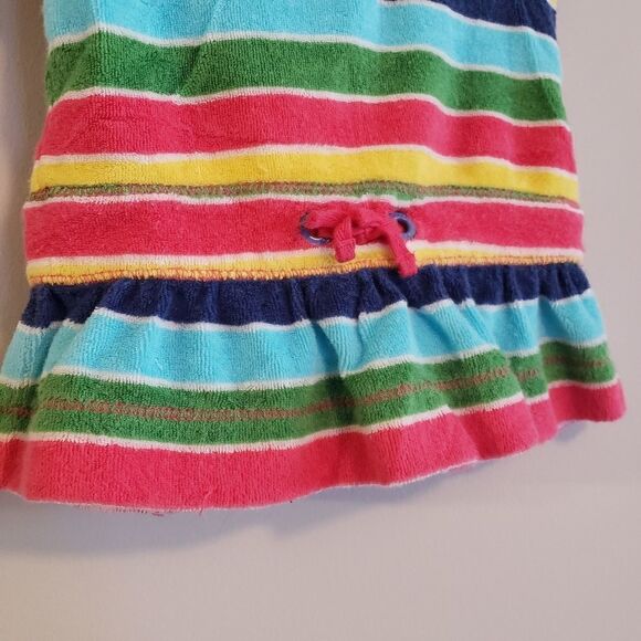 BABY GAP STRIPED HOOD TERRYCLOTH SWIMSUIT COVER UP - Picture 3 of 5